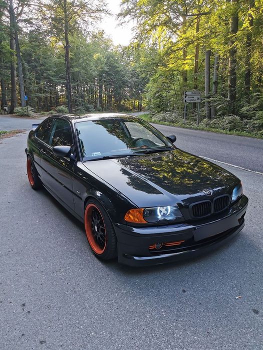 BMW Seria 3 BMW E46 323Ci | R6 | Zadbany egzemplarz | Cosmoschwarz | Wiele modyfik