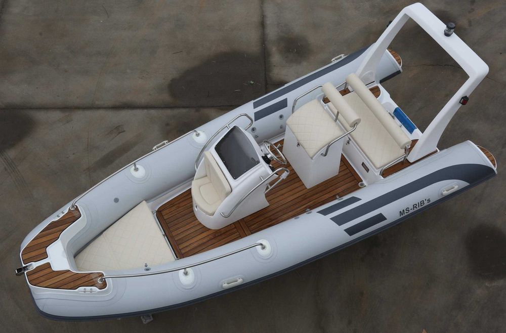 Motorówka, Hypeboat, Łódź, Wędkarska - MS-RIB’s R520B Hypalon