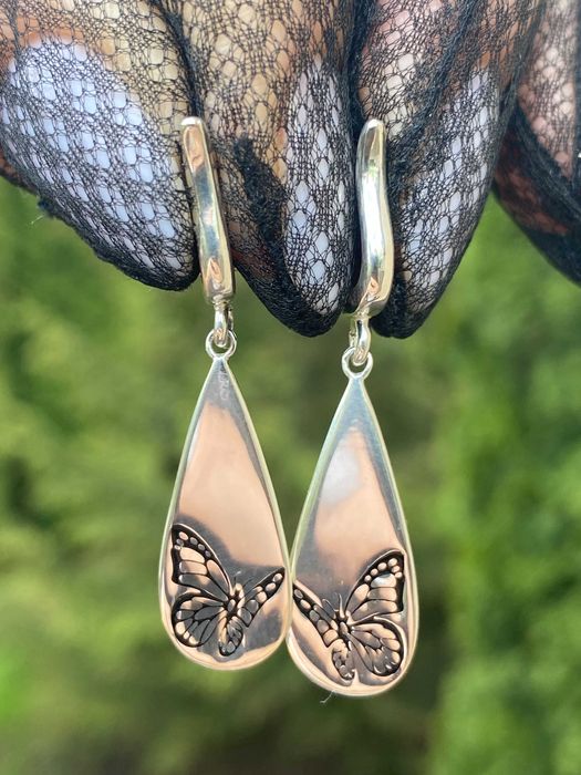 Стильні та довгі сережки, конго, комплекти