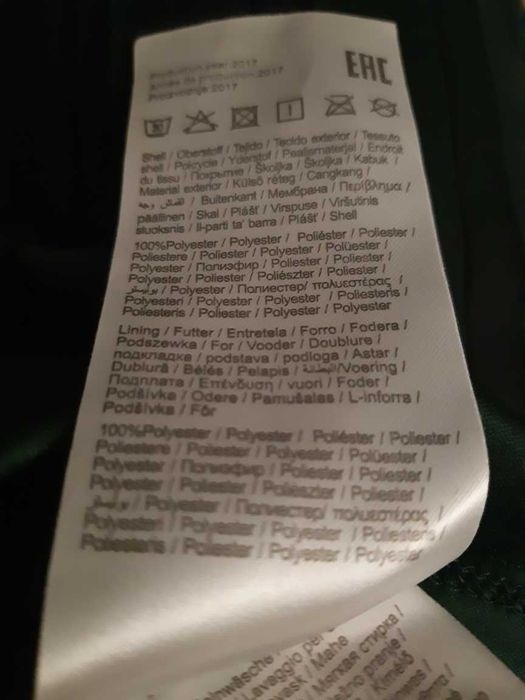 Vila sukienka zielona z długim rękawem