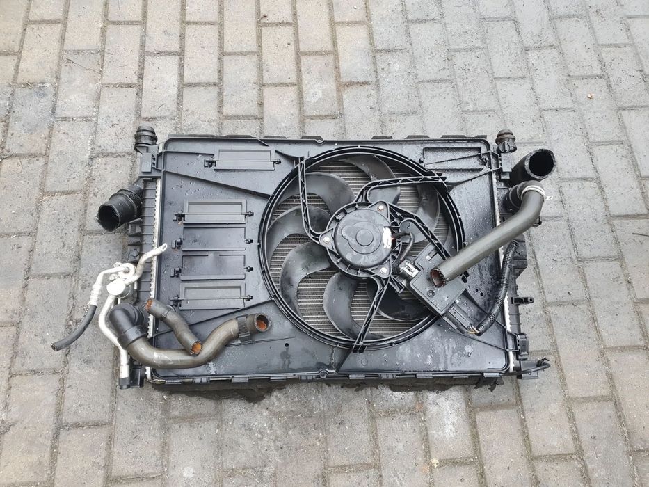 Ford Mondeo MK4 S-max Galaxy 1.6 1.8 2.0 TDCI chłodnica wody wentylator intercooler KOMPLET CHLODNIC