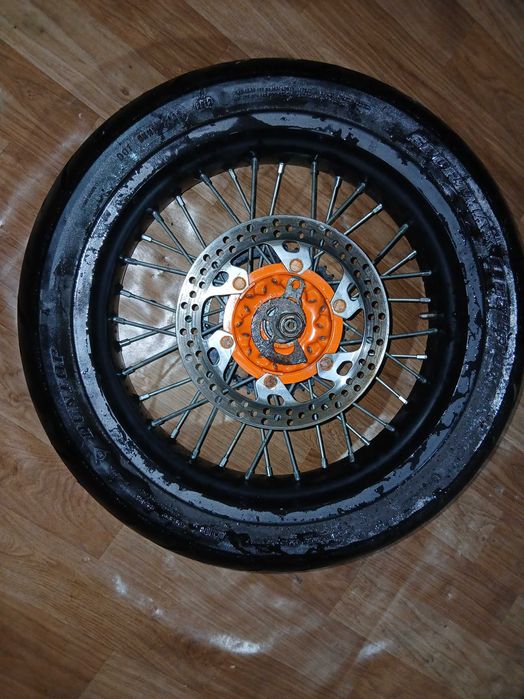 Conjunto rodas supermotard mais pinça e bomba travão