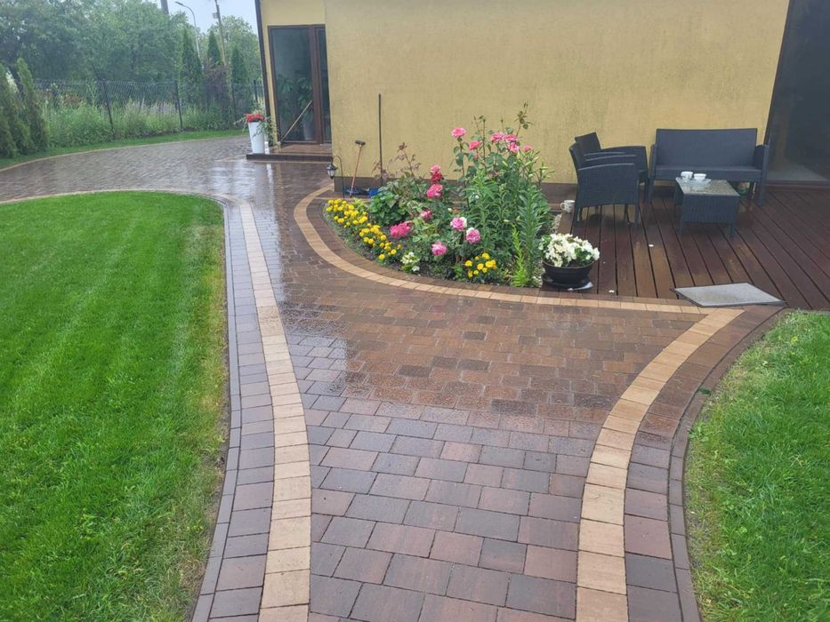 Układanie kostki brukowej