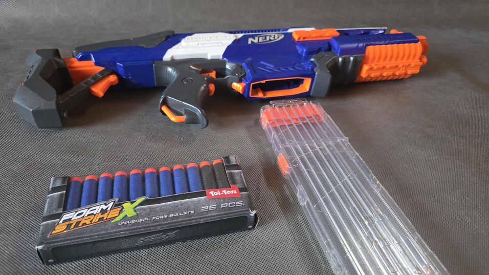 Karabin piankowy NERF Elite - Rapidstrike CS-18 +26 strzałek (nowe!)