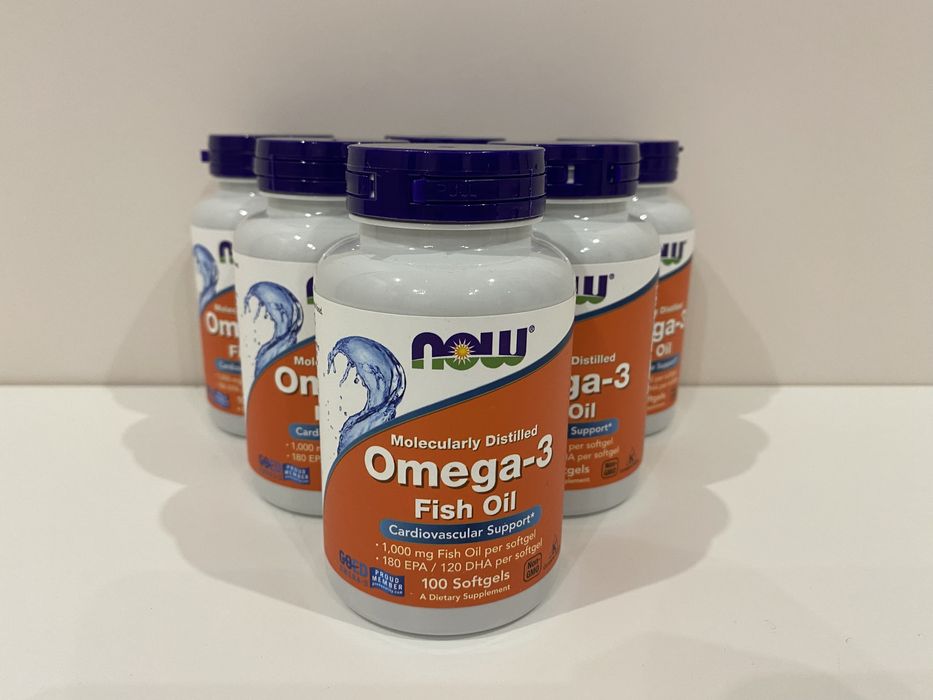 Now foods нау фудс омега -3, 1000 мг 100 шт та 1000 мг 200 шт