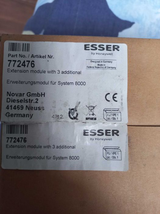 Karta rozszerzeń Esser 772476
