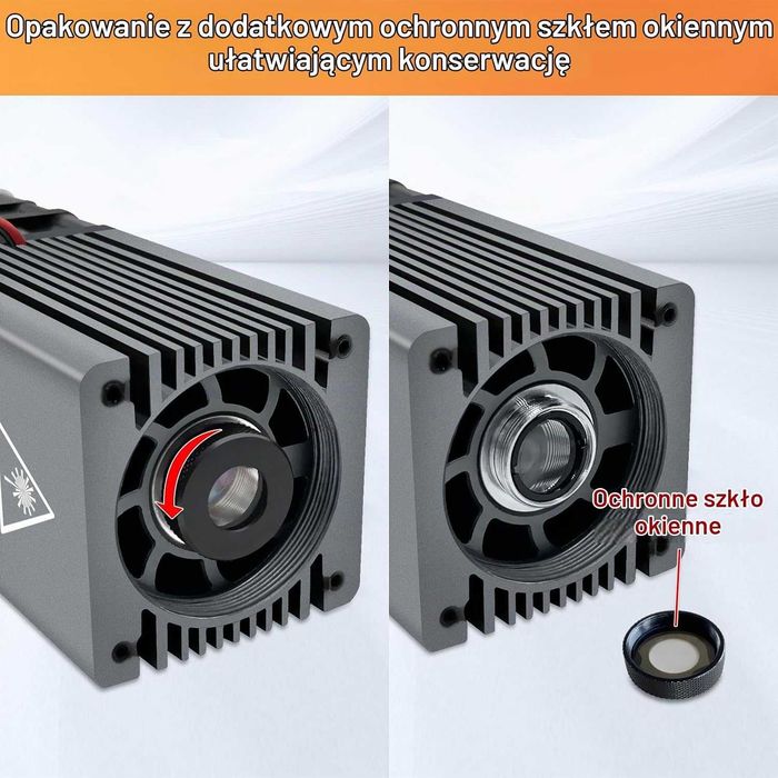 Moduł laserowy do grawerowania 10W 450nm Laser Tree LT-80W-AA PRO