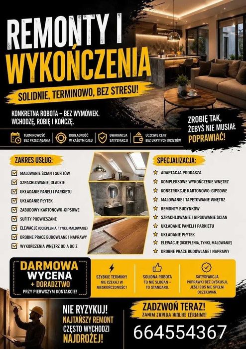 Remonty - Wykończenia