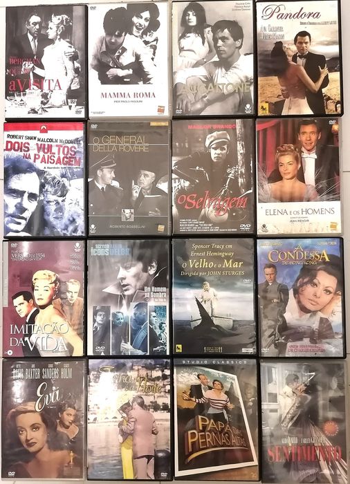 Lote 132 DVD's originais (LOTE 30)