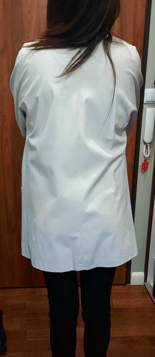 Kurtka Zara Basic Denim skóra eko