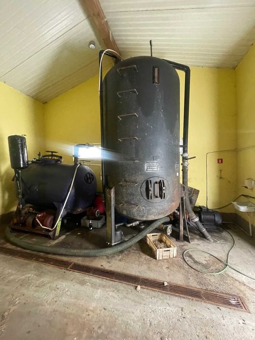 pompa vacum z silnikiem ścieków wody / odpadów 17 KW 1500 obr 210m3/h,