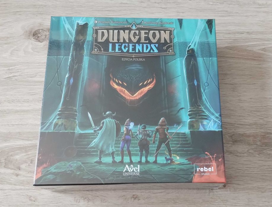 Dungeon Legends, gra planszowa, kooperacyjna, przygodowa, nowa, w folii