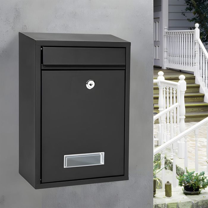 Skrzynka pocztowa na listy LET-BOX01 czarny mat