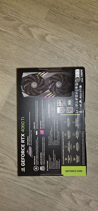 RTX 4060 ti 8gb MSI