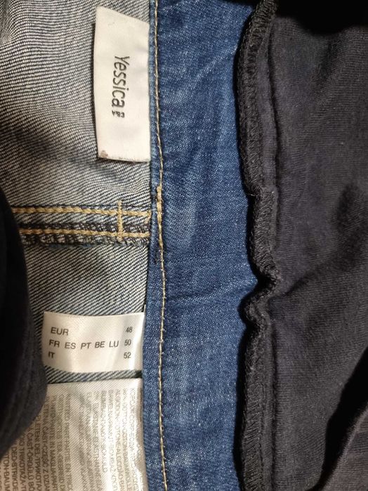 Джинсова спідниця для вагітних, юбка, евро 48 на стегна прибл. 118 см