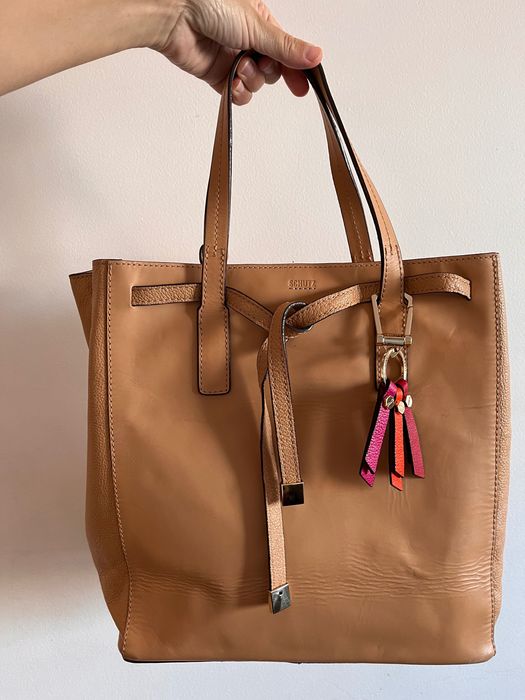 Mala SHUTZ pele genuína