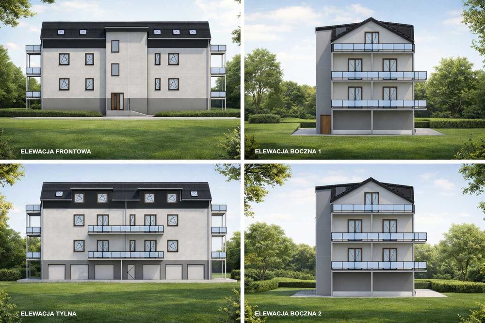 Mieszkanie z tarasem i klimatyzacją w nowym budynku w Namyslowie