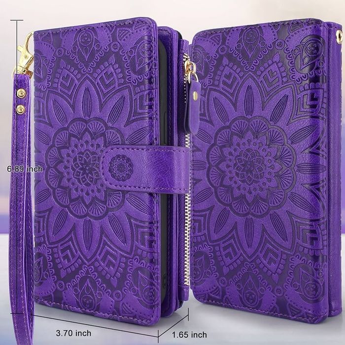 Чохол-гаманець Harryshell для iPhone 14/13 з квітковим візерунком