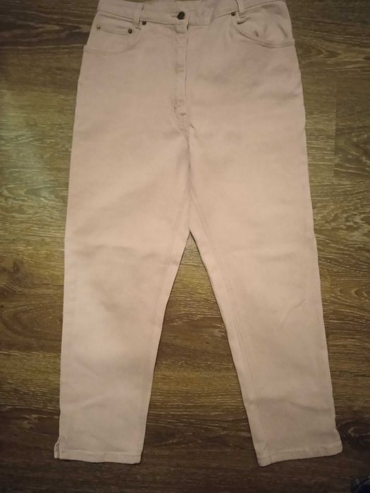 Брюки рожеві не дуже висока талія