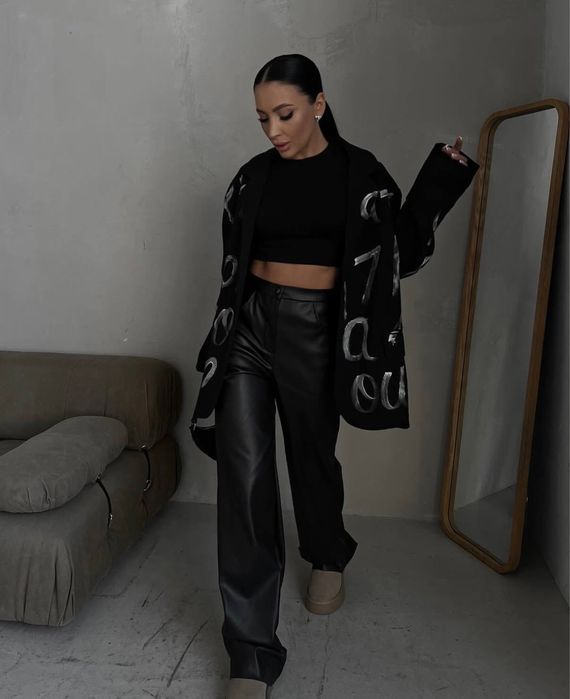 Брюки з еко шкіри штаны с эко кожы жіночі брюки