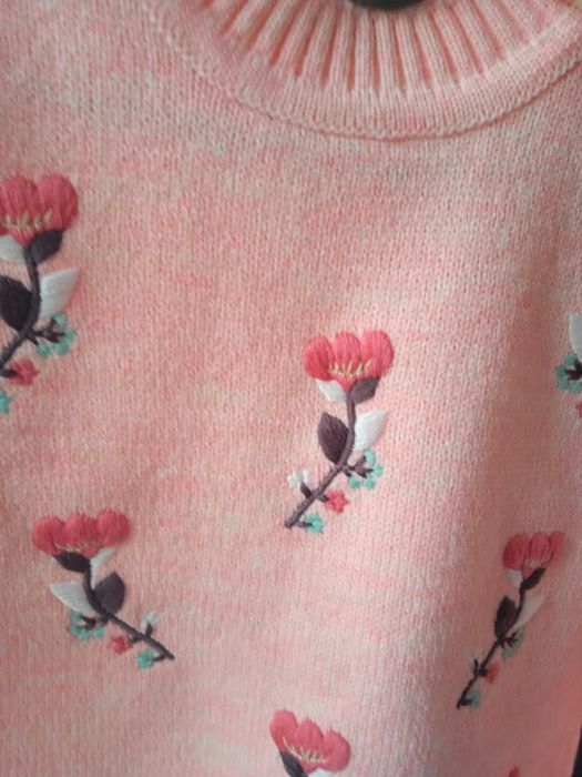 Новый нарядный свитер джемпер кофта с замерами