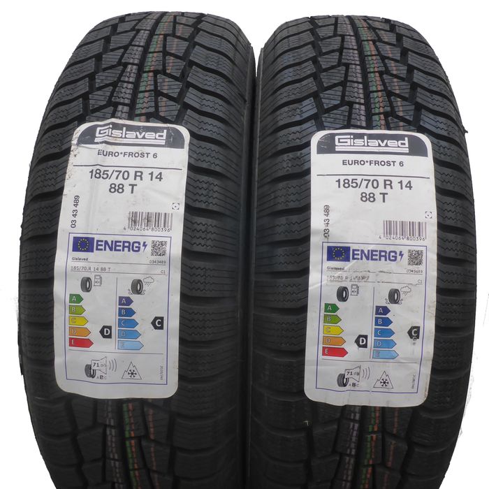 185/70/14 Gislaved 185/70R14 88T Euro Frost 6 Zima 2021 Nieużywane