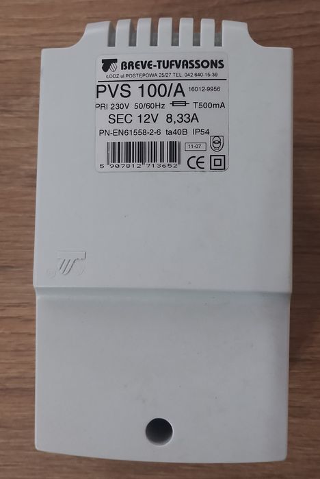 Transformator PVS 100VA 12V