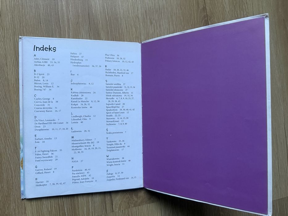 Książka 101 ciekawostek samoloty Olesiejuk