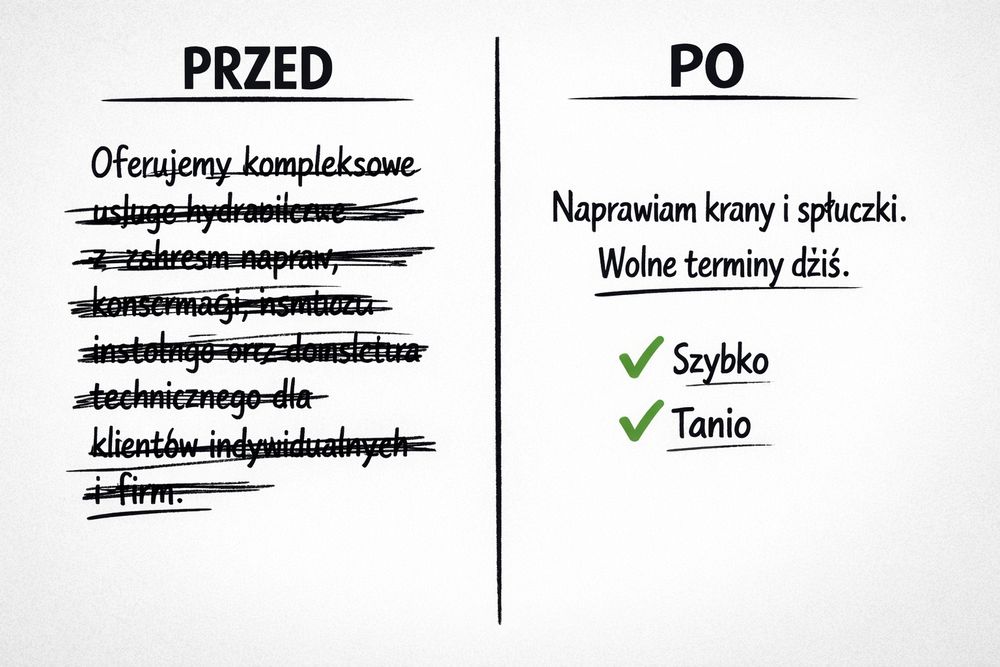 Opisy i ogłoszenia, które ludzie czytają i dzwonią