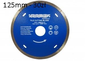 Tarcza Diamentowa do GRESU 125mm*1,2*22,2mm RAPID