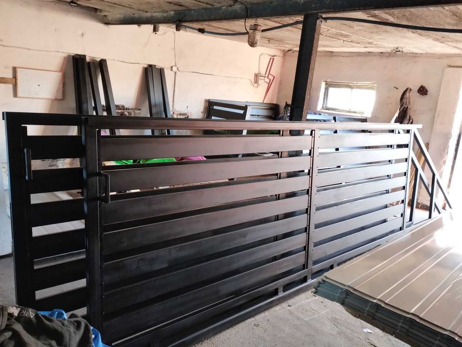 brama ogrodzeniowa z furtką x