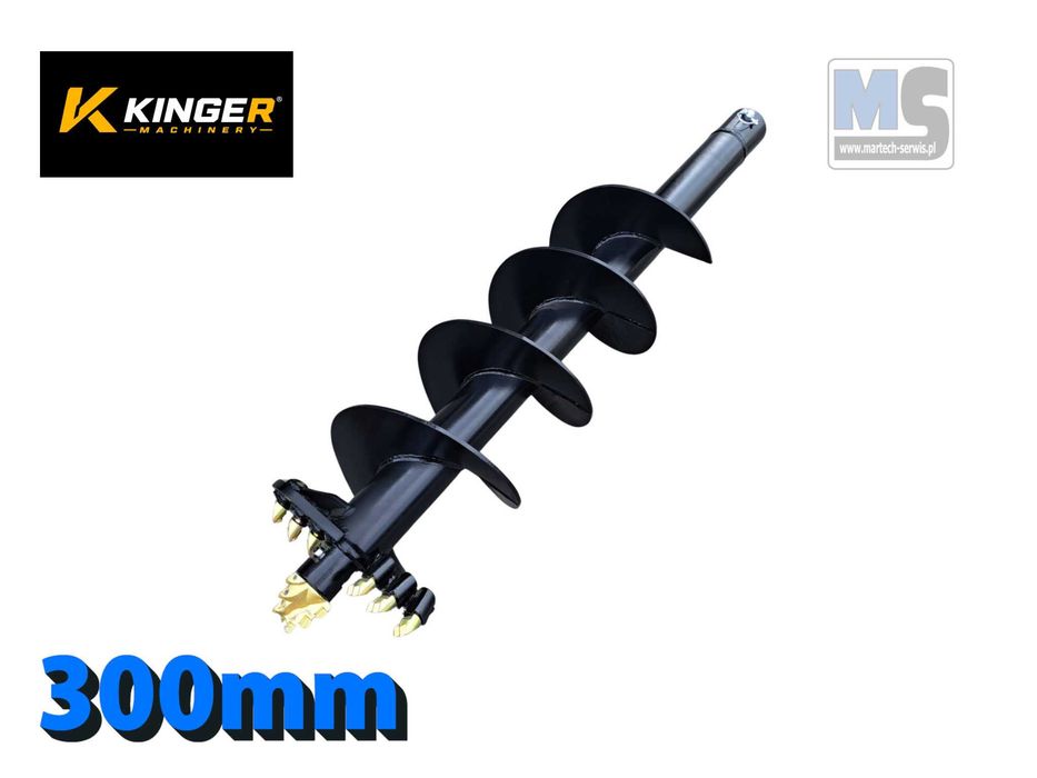 Wiertło do wiertnicy hydraulicznej z zębami z wolframu fi300