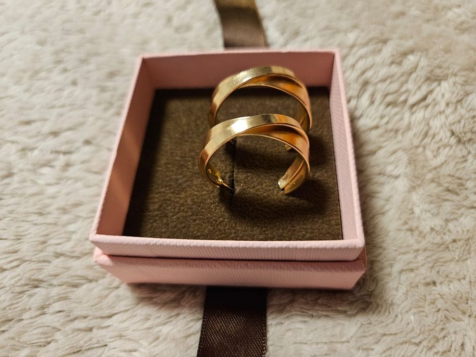 Nowe kolczyki kółka.