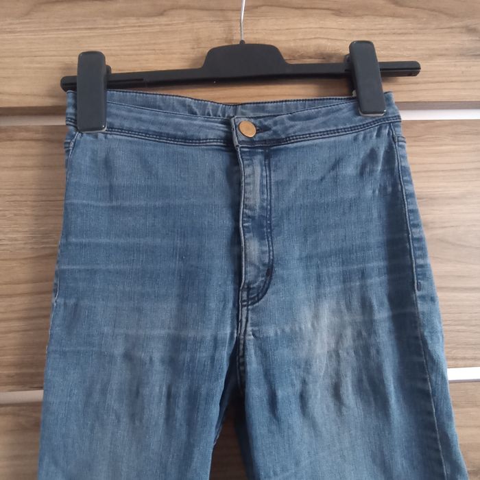 Jeansy z wysokim stanem h&m