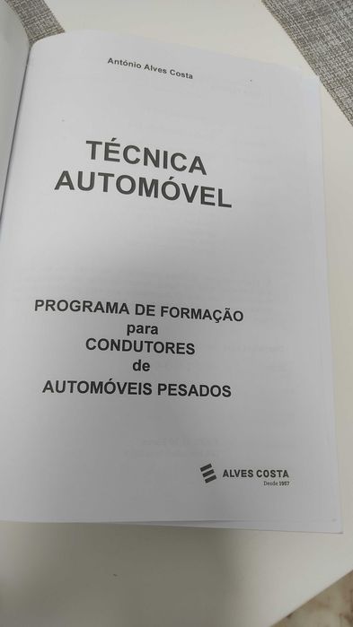 Livro: Técnica Automóvel, António Alves Costa