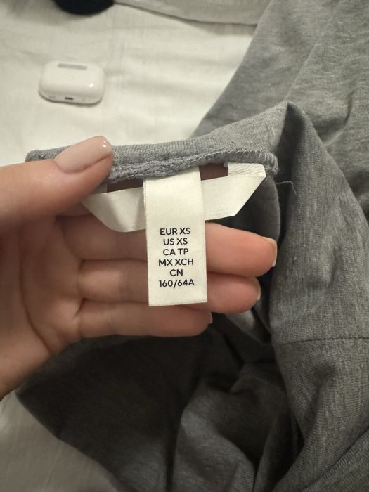 Сірі клеш штани h&m