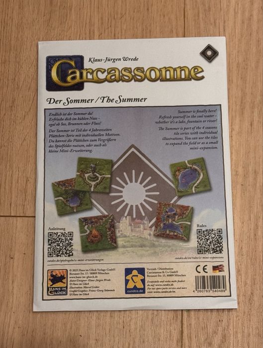 Carcassonne gra - dodatek The Summer