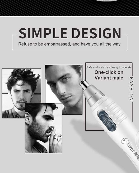Nariz elétrico aparador de cabelo masculino nariz barbeador de cabelo