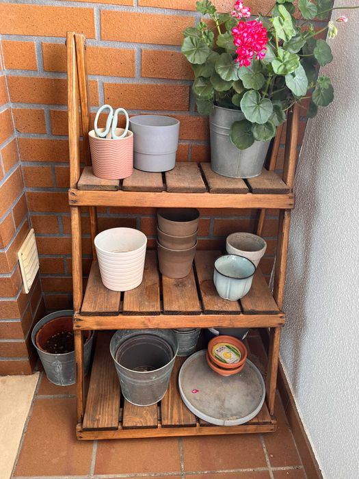 Estante plantas para exterior