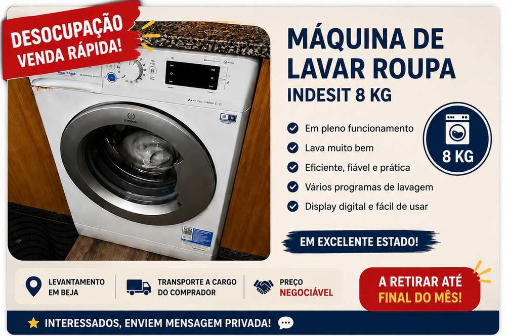 Máquina lavar roupa