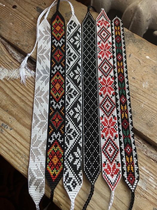 Стрічкові гердани з бісеру (пишіть в інстаграм silya_ua))