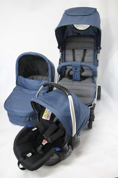 Wózek Hauck Rapid 4 Plus Trio Set – Denim Blue