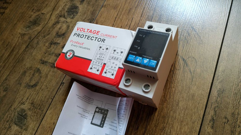 Защитное реле контроля напряжения 220В, 40А