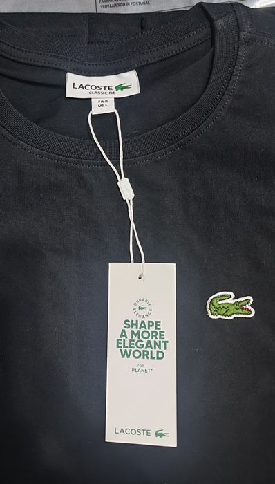 T-shirt Lacoste preto L