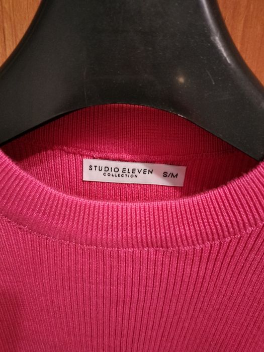 Różowy top damski s