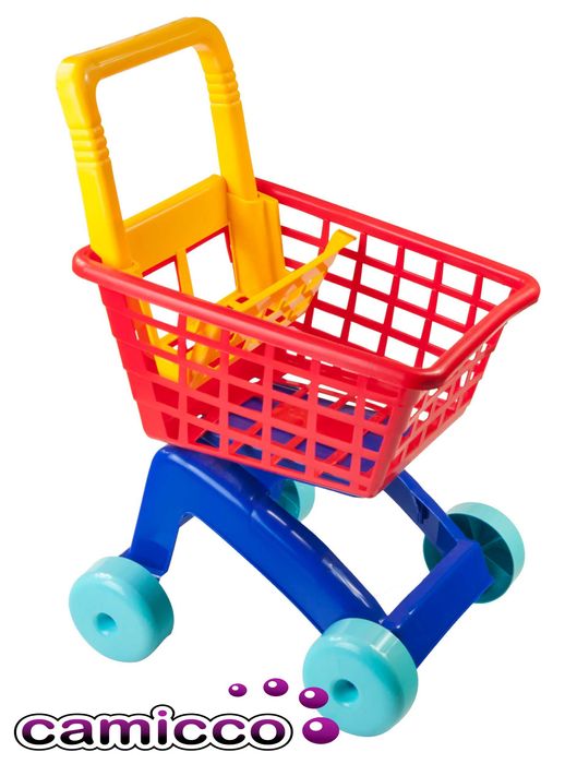 DUŻY WÓZEK MARKETOWY SKLEPOWY dla dzieci super market wózki ZABAWKA