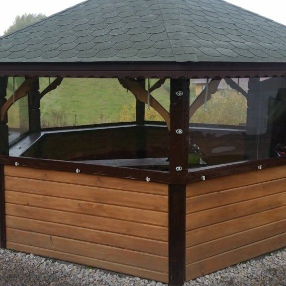 Plandeka altana altana taras zabezpieczenie