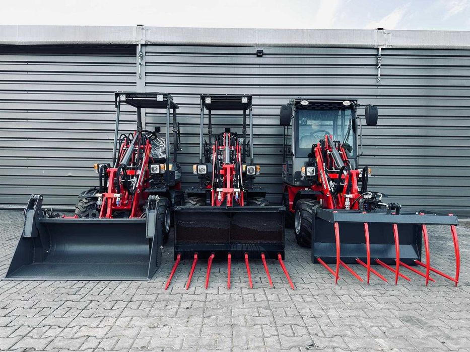 Miniładowarka KINGWAY 906 silnik PERKINS udźwig 600 kg