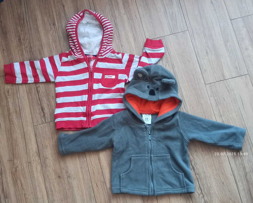 Bluzy niemowlęce rozmiar 68