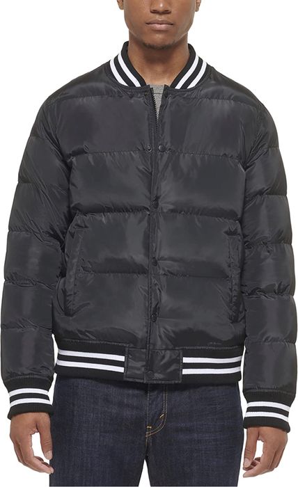 XXL 3XL 52 54 Levis пуховик куртка бомбер ветровка черная левис левайс